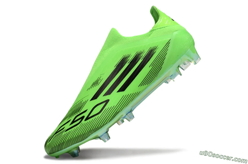 Adidas F50 Elite Laceless FG - Green/Black