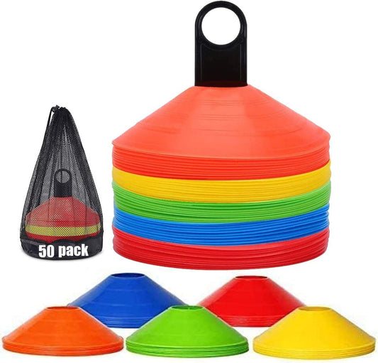 Disc Cones 50 Pcs Football Training Set